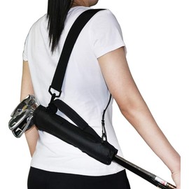 Golf Club Storage Holder, Golf Club Bag, Handbag, Shoulder Bag, Golf Club Case, Holds 3 to 5 Pieces, Golf, Portable, Lightweight, Easy to Carry, Practice, Tape Closure, Golf Club Storage