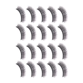 10 Pares de Extensiones de Pestañas, Kit de Pestañas Magnéticas, Juego de Pestañas Magnéticas Reutilizables para Pestañas Magnéticas Postizas de Ojo de Racimo