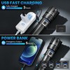 TELEMORE Rechargeable Flashlights High Lumens, Super Bright Flashlight Rechargeable with