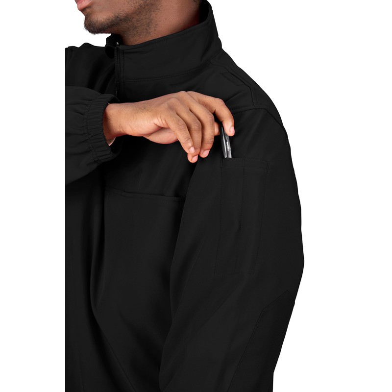 Propper 1/4 Zip Soft Shell Job Shirt, Black, Large Regular