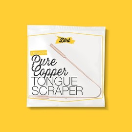 Anti-Microbial Copper Tongue Scraper - Style: Premium