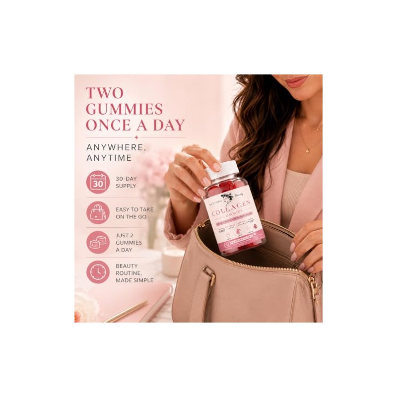 Collagen Gummies | 5 in 1 Beauty Formula | No