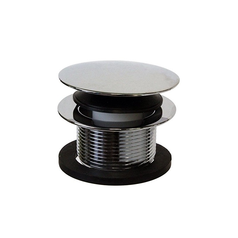 Westbrass D398R-26 1-1/2" NPSM Coarse Thread Mushroom Tip-Toe Bathtub Drain
