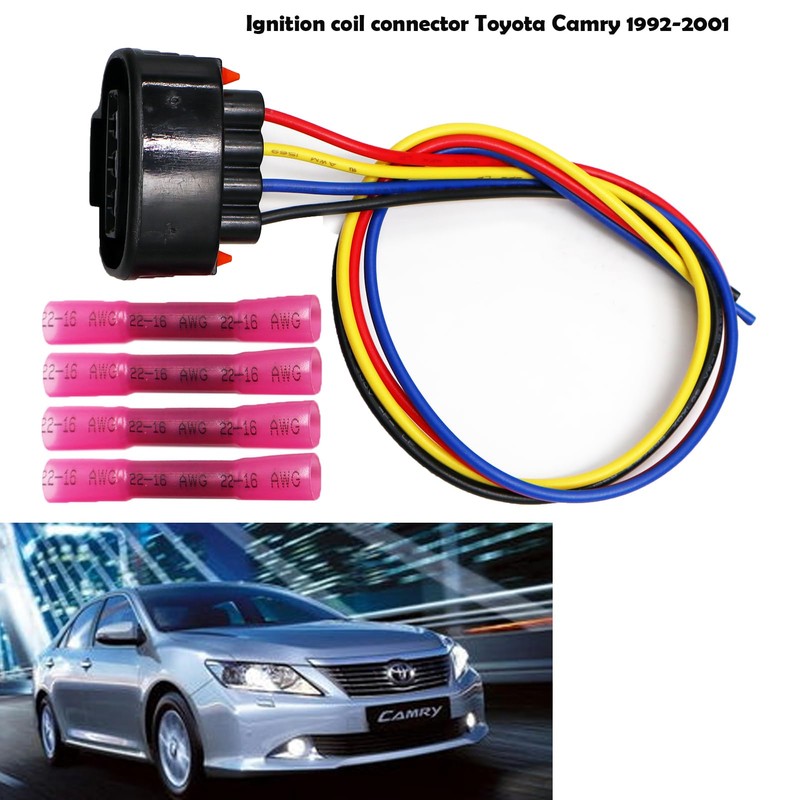 LIZAPUS Ignition Coil Connector Compatible with Toyota Camry 1992-2001 90919-02218