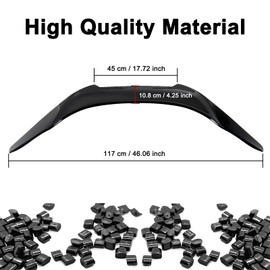 Rear Spoiler Wing Compatible with Toyota Supra A90 A912024 2023 2022 2021 2020 2019 Rear Trunk Wing ABS Rear Trunk Lip Wing Spoiler(Gloss Black)