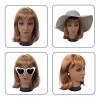 Bhd Beauty Bald Mannequin Head Brown Female Professional Cos