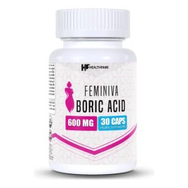 Feminiva Supositorios Vaginales De Ácido Bórico 30 Cápsulas Sabor Sin Sabor