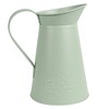 Annie Garden Rustic Metal Farmhouse Flower Pitcher Vase, Large Leakproof