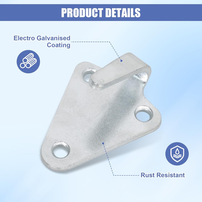 Naapesi 20PCS 3-Hole Tarpaulin Hooks, trailer hooks, Tarpaulin attachment, Net