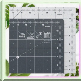 ArtisanCreations "12"x18" Self-Healing Rotary Cutting Mat with Grid - Non-Slip, Eco-Friendly, Dur