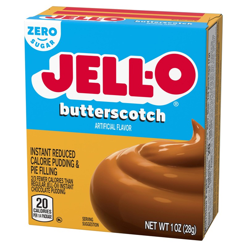 Jell-O Butterscotch Instant Pudding Sugar Free (Pack of 1)