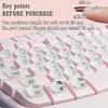 Ivaso 80 Pcs Keyboard Sticker for Long Nails Typing and
