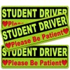PreZiouz 3pcs Student Driver Magnet for Car,Please Be Patient Magnetic