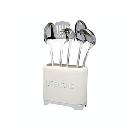 Auntie Morags Lovello Retro Utensil Holder in cream