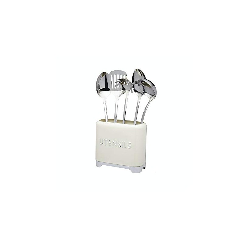 Auntie Morags Lovello Retro Utensil Holder in cream