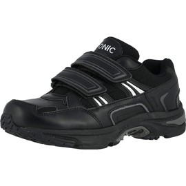 Vionic Tabi Women's Orthotic Walking Shoe - Strap C Black Leather - 8.5 Medium