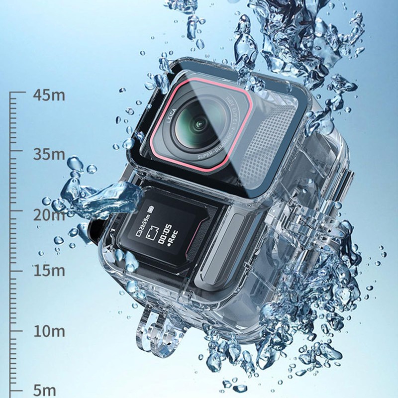 Honbobo Waterproof Case for Insta360 Ace Pro 2, 45M Dive