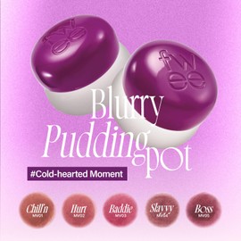 fwee Lip&Cheek Blurry Pudding Pot | Cold-hearted Moment - Boss | Makeup Blush, Buildable Lightweight, Multi-Use Soft Matte Finish | 5g