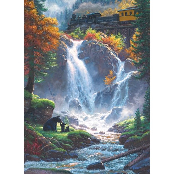 Cobble Hill 500 Piece Puzzle - Mountain Pass - Sample
