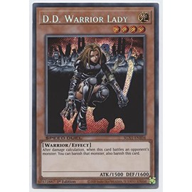 D.D. Warrior Lady - SGX1-ENE04 - Secret Rare - 1st Edition