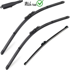 AUTOBOO 28"+28" Windshield Wipers with 11" Rear Wiper Blade Replacement for Ford Escape 2013-2019 -Original Factory Quality (Pack of 3)