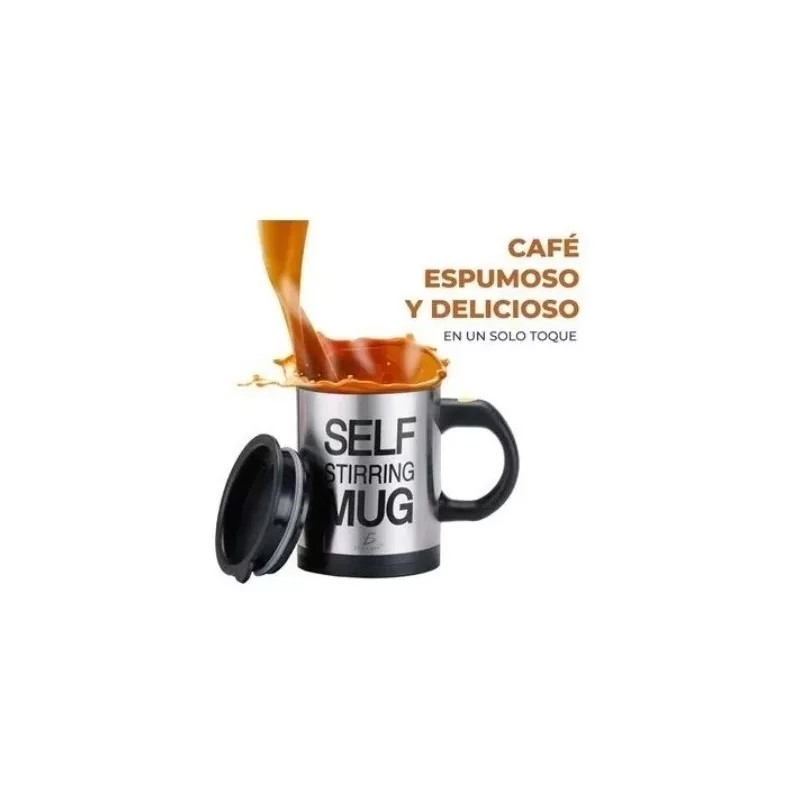 Moin Taza Mezcladora Para Café Térmica Automática Con Tapa Espuma