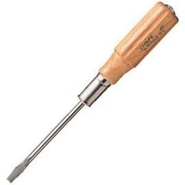 ANEX No.150 Screwdriver, Penetrating Wooden Handle, 0.8 x 4.9 inches (7 x 125 mm)