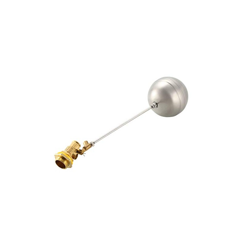 sourcing map Water Sensor Float 304 Stainless Steel Ball Lock
