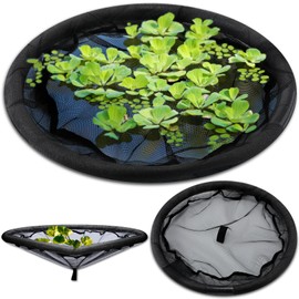 Wowangce 1 Pack Diameter Fish Barrier Black Flora Round Floating Island Plant Protector for Your Home Pond Protects Fish (24 Inch)