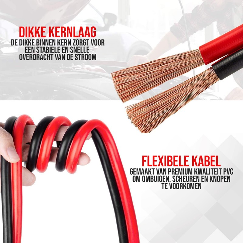 Strex Jump Leads 25 mm2-3.5M - 750A - Extra Robust