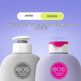eos Shea Better Loción corporal Vanilla Cashmere, cuidado de la piel con humedad las 24 horas, ligera y no grasosa, karité natural, vegano, loción cor