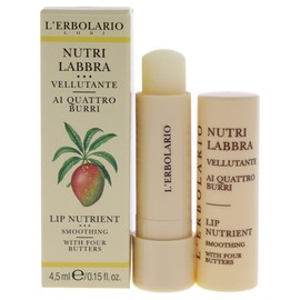 LErbolario Lip Nutrient - Four Butters For Unisex 0.15 oz Lip Balm
