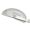 AAProTools Steel Protractor 0-180 Degrees with Round Head Stainless WG-004