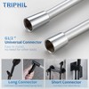 TRIPHIL Kink-free Silicone 79" Extra Long Flexible Handheld Shower Head