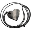Wallystone Gems Shungite - Heart Pendant Necklace - for Loved