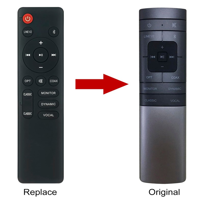 RCA10A Replacement Remote Control Suitable for Edifier S2000MKIII Powered Bookshelf