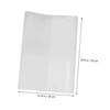 20pcs Clear Book Cover Transparent Book Protector for Soft and
