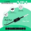 LASHSUN 2-in-1 Lash Cluster Glue Kit, Waterproof Bond and Seal,