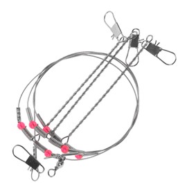 GRIRIW 1 Set Durable Fishing Wire Trace Leader Kit Fishing Rigs with Clasps for Fixing Wear Resistant Corrosion Resistant