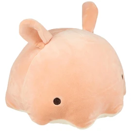 Ribuhaato Bolster Marshmallow Aquamie Mendaco (Total Length: Approx. 9.4 inches (24 cm) Plush Waist Pad 98205-26