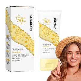Bean Sunscreen SPF50+, Water-fit Sun Serum Sunscreen, Water Resistant & Non Greasy, Nourishing Skin Protection (1)
