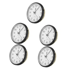 SHINEOFI 5pcs Retro Quartz Clock Insert for DIY Wall Clock with Arabic Numerals Easy Assembly for Home Decor and Craft Projects