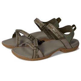 Teva Verra - Sandalia deportiva para mujer, Archivo Chriss Cross Olive, 24.5 cm