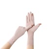 XUNQUCOM Sun Gloves Medium Length Sunblock Gloves Women Driving Cycling
