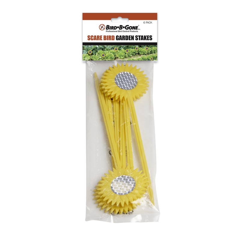 Bird B Gone Scare Bird Garden Stakes - 6 Pack