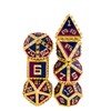 UDIXI Metal Dice Set, Metal DND Dice Set Rivet D&D