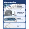Ultrasonic Jewelry Cleaner for Glasses Watches Rings Dentures,12OZ White