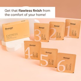Raaga Professional Express Facial Kit, Single Use, One Time Facial Kit with 6 Sachets, Suitable for Normal to Dry Skin