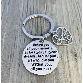 Sweet 16 Keychain, Sweet Sixteen Jewelry Birthday Gift for Girls