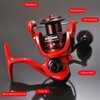 Spinning Reel 13+1BB 14 Bearings Left Right Interchangeable Wheel Fishing